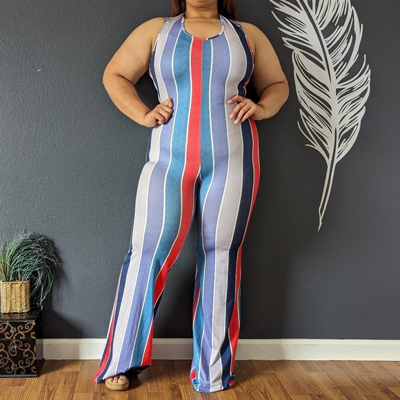 Shein Striped Jumpsuit - Picture 7 of 9
